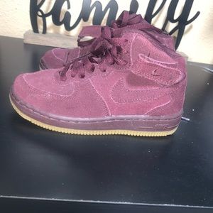 Kids Nike Air Force 1 high (burgundy crush)
